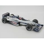 A 1:18 scale Hot Wheels Williams China 2000 (Jensen Button) F1 car, 26.5cm.