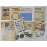 Motoring Ephemera - A collation of Early & Mid-20thC material & publications c1900-1940s,