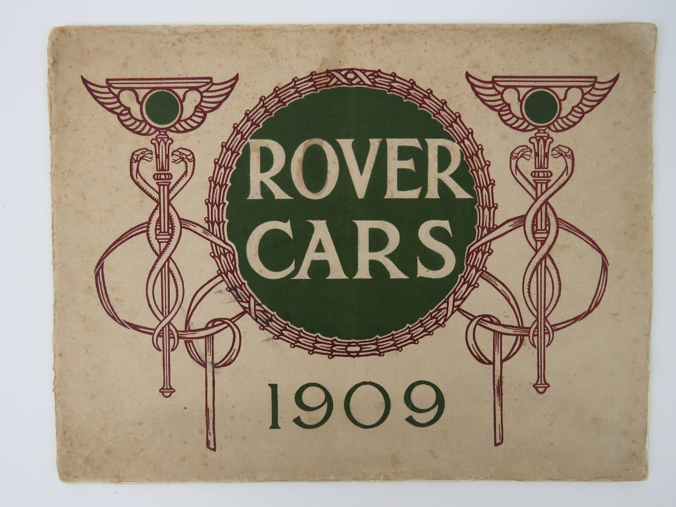 Rover Cars 1909 - A scarce early sales catalogue;