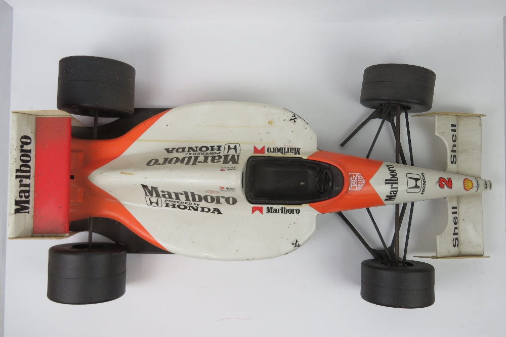 A Rare Marlboro Cigarettes newsagent's advertising scale model Marlboro Honda F1 racing car c1980s - Image 2 of 2