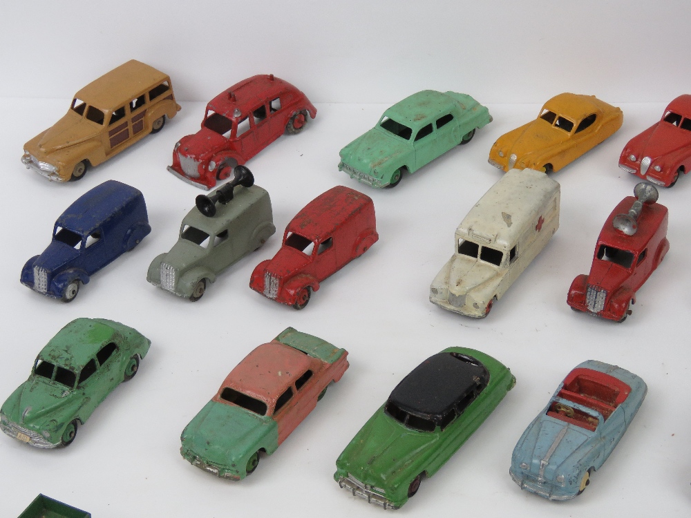 Dinky Toys - Motor cars & Vehicles; A group of pre- & early post-war models c1930s-1960s; - Image 2 of 5