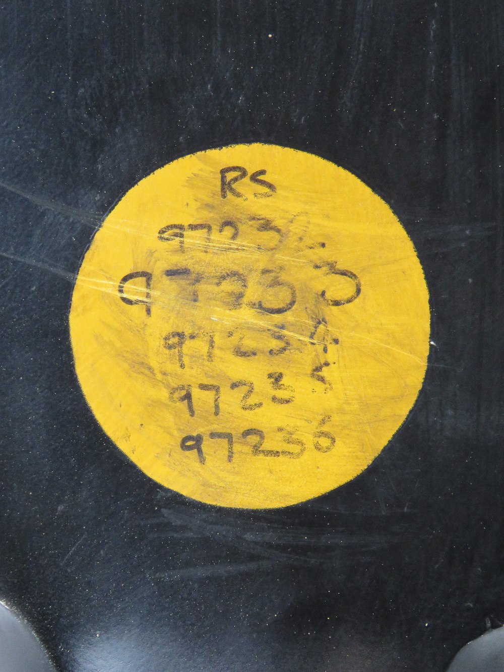A repainted WWII Spitfire single fin part propeller bearing re-sprayed numbers RA10379/RS having - Image 3 of 5