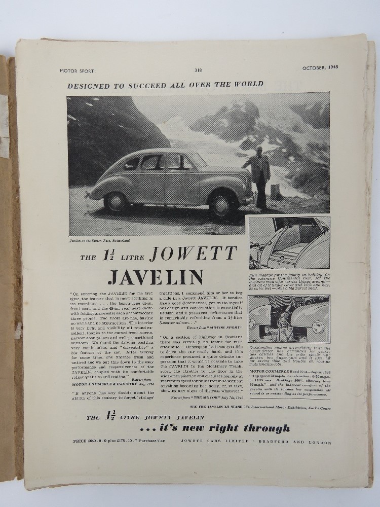 Jowett "Javelin" - A scarce original manufacturer's Maintenance Manual c1948; - Image 2 of 4