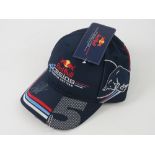 A single Red Bull Racing cap signed Sebastian Vettel.