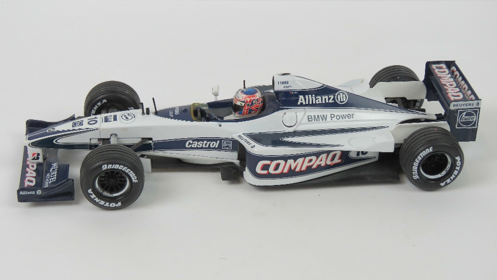 A 1:18 scale Hot Wheels Williams China 2000 (Jensen Button) F1 car, 26.5cm. - Image 2 of 3