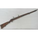 An Austrian Steyr M1886 Kropatchek 8mm rifle. Obsolete calibre - no licence required.