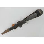 An Australian SEATO Commando dagger made by Spearman with wire wound 'Fatman' grip,