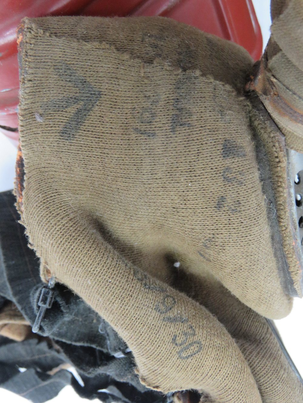Two WWII British Military issue satchel gas masks, both with filters and kit. - Image 4 of 5