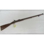 A deactivated Euroarms replica of an 1853 Enfield .45 calibre rifle.