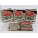 A large quantity of bound Images of War magazine in four binders.