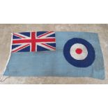 WWII RAF - A rare and large Aerodrome Station-Ensign Flag c1940s;