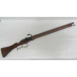 A replica Colonial style matchlock rifle. No licence required.