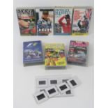 Six assorted F1 themed VHS videos, toget