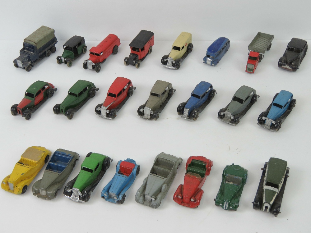 Dinky Toys - Motor Cars; A group of pre-