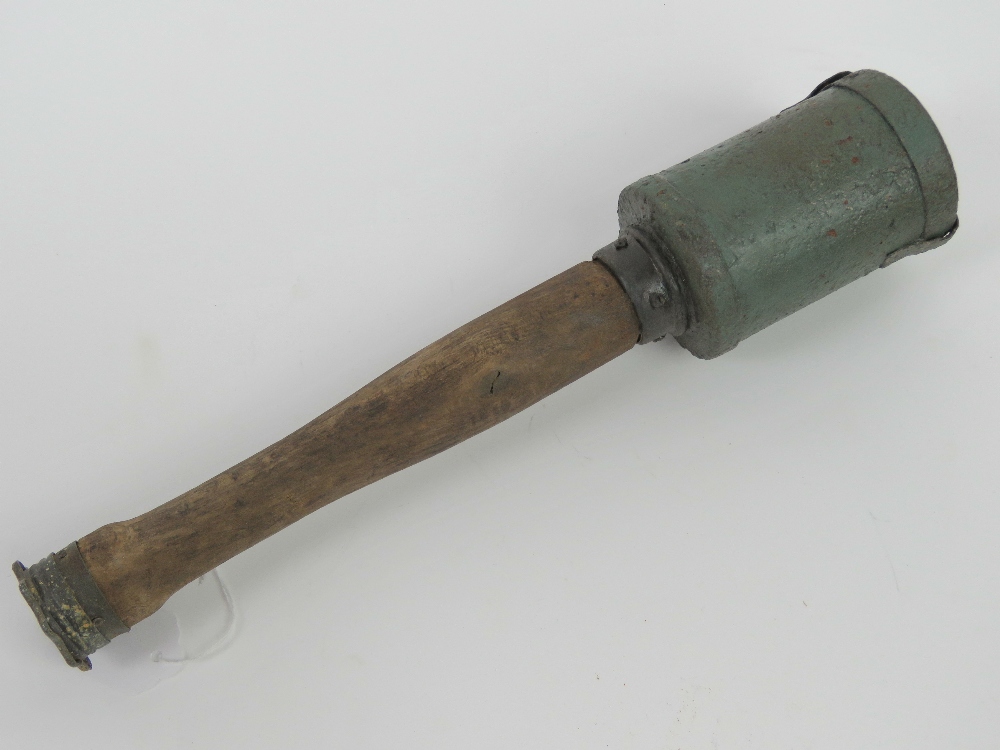 A rare WWI German 'Potato Masher' stick