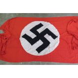 A WWII German banner flag from the front