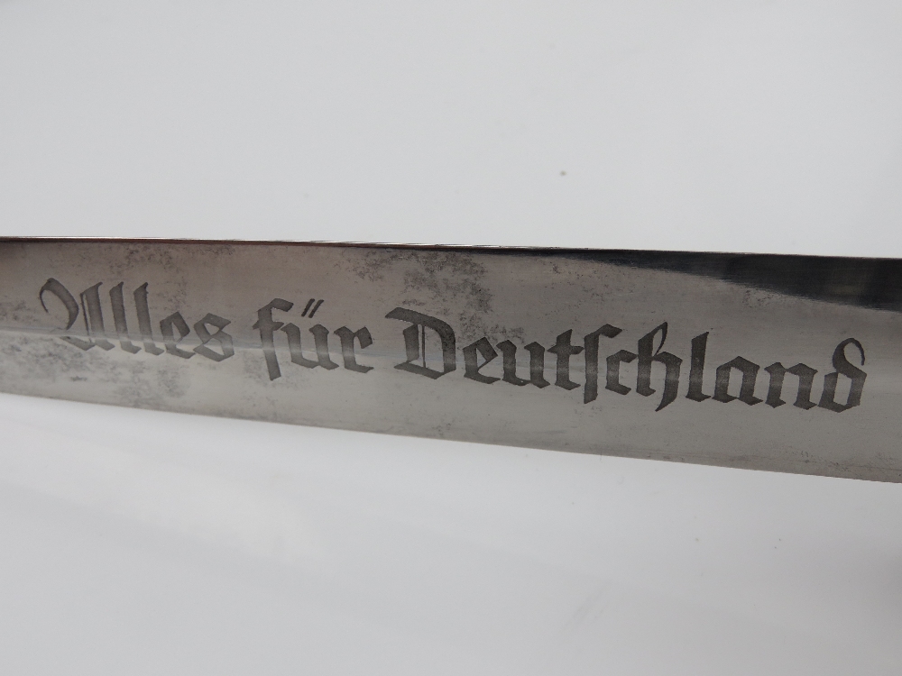 A WWII German NSKK Officers dagger with - Image 5 of 7