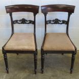 A good pair of heavy rosewood Victorian