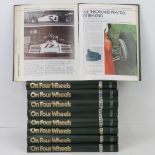 Nine bound volumes of 'On Four Wheels'.