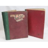 Two volumes of War illustrated being 1915 and 1916.