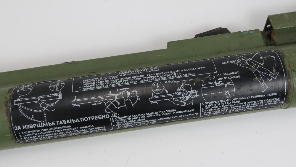 A deactivated (EU Spec) Zolya RBR M80 64mm single shot disposable rocket launcher. - Image 3 of 3