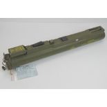 A deactivated (EU Spec) M72 LAW 66mm rocket launcher, with certificate.