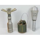 A Soviet PTab cluster bomb, Hungarian Gyak grenade,