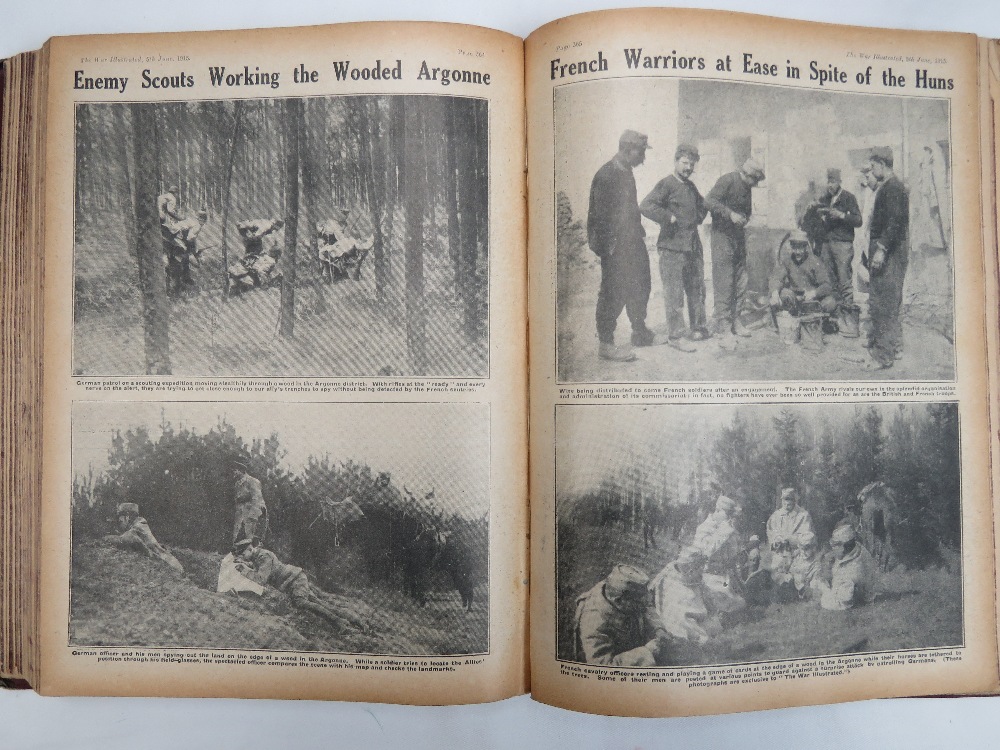 Two volumes of War illustrated being 1915 and 1916. - Image 3 of 4