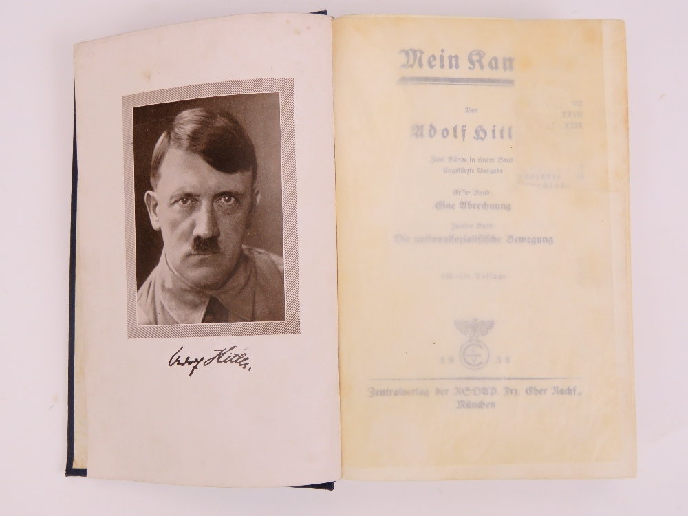 An SS presentation copy of Adolf Hitlers Meine Kampf, - Image 2 of 3