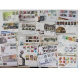 First Day Covers; approx 115 first day covers - many with accompanying information slip,