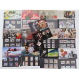 Thirteen Isle of Man Post Office mint presentation pack stamps including; 'Lest We Forget',