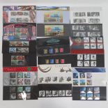 Eight Royal Mail mint presentation pack stamps with matching stamp sets; 'Medical Breakthroughs',