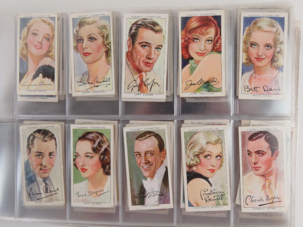 A collection of John Player & Sons cigarette cards sorted into sets/part sets in binder pages, - Image 8 of 8