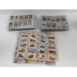 A collection of cigarette cards and tea cards made by Wills, Brooke Bond, Carreras, Churchman, J.