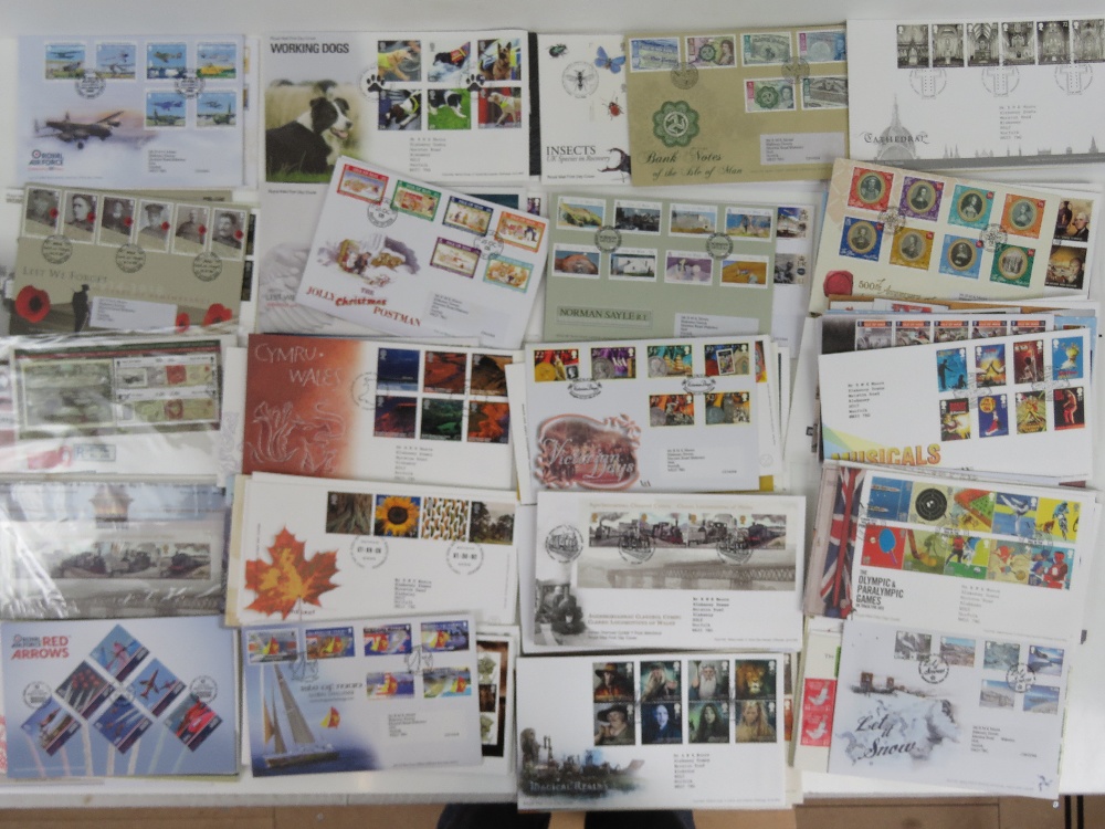 First Day Covers; approx 117 first day covers - many with accompanying information slip,