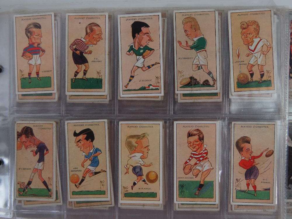 A collection of John Player & Sons cigarette cards sorted into sets/part sets in binder pages, - Image 6 of 8