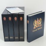 An unused Stanley Gibbons Great Britain loose leaf stamp album together with the matching set of