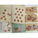 Penny Red stamps;