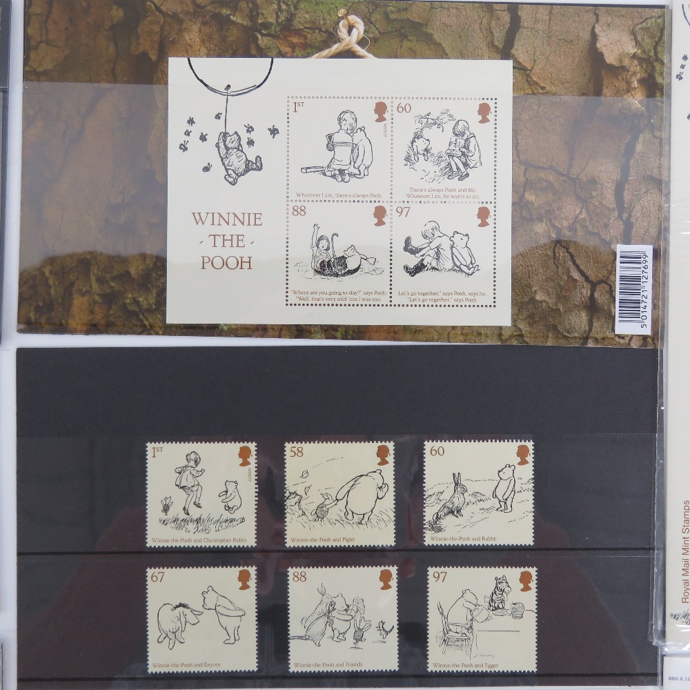 Seven Royal Mail mint presentation pack stamps with matching stamp sets; 'The Wilding Definitives', - Image 2 of 3