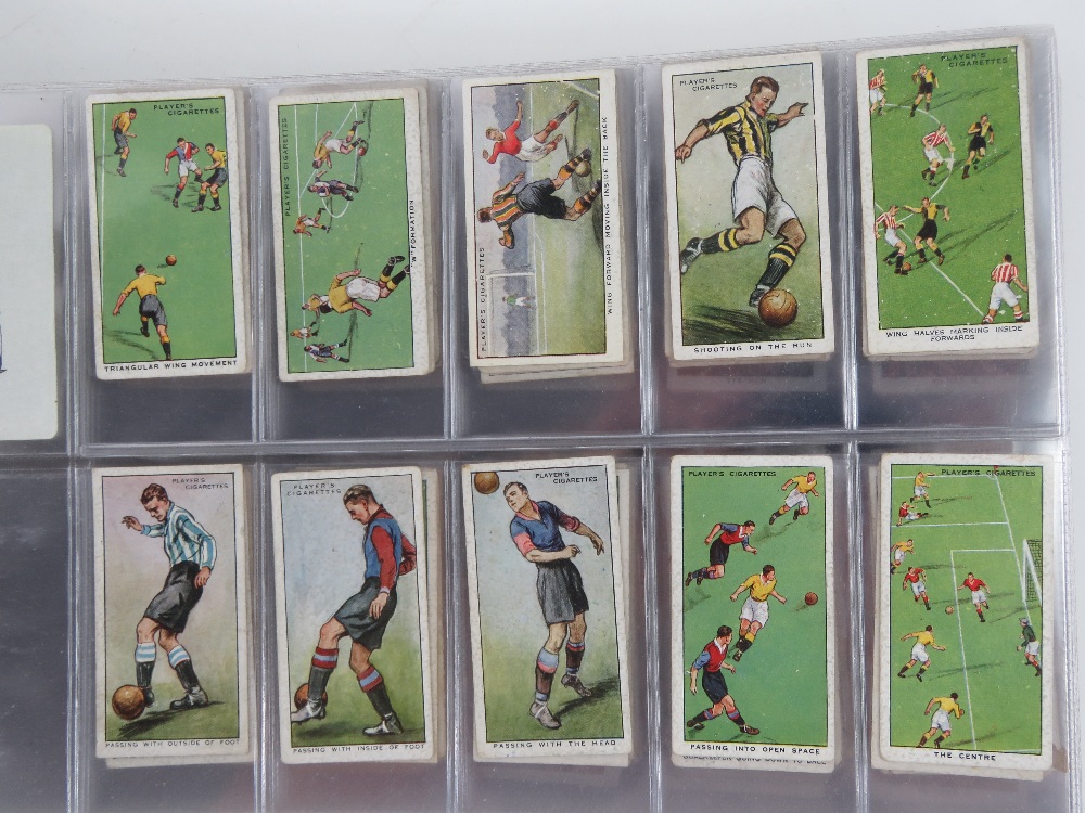 A collection of John Player & Sons cigarette cards sorted into sets/part sets in binder pages, - Image 4 of 8