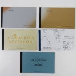 Five Royal Mail commemorative prestige stamp books; 'Profile on Print', 'Special by Design',