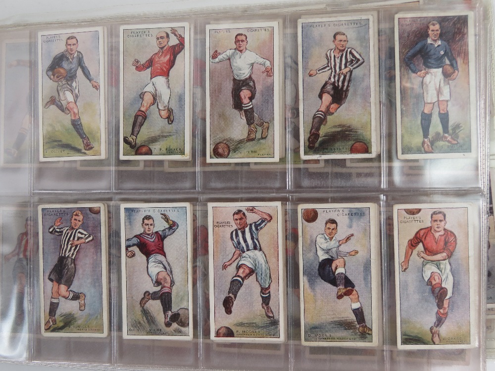 A collection of John Player & Sons cigarette cards sorted into sets/part sets in binder pages, - Image 7 of 8