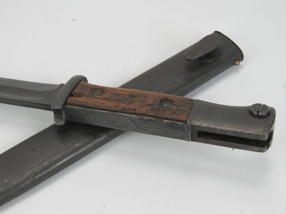 A WWII German Mauser K98 rifle bayonet m - Image 5 of 5