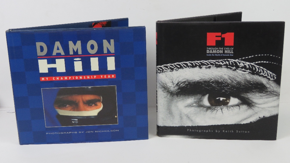 Books; 'F1 through the eyes of Damon Hill' with photographs by Keith Sutton,