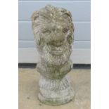 A single pre-cast pier lion 50cm high.