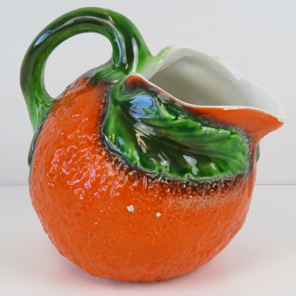 A rather joyous citrus themed 'orange' pouring jug. - Image 2 of 3