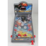 A contemporary boxed 'Space Adventure' digital pinball machine.