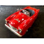 A rare Pines Alfa Romeo pedal car C1960s. Finely detailed plastic body measuring 127cm in length.