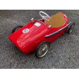 A Morellet & Guerineau Ferrari pedal car C1960s.