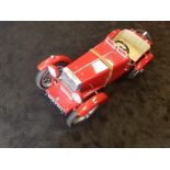 An MG, T C Pedal Car C1970s having highly detailed metal body. Measuring 115cm in length.